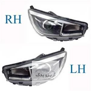 چراغ جلو چپ آریزو 5